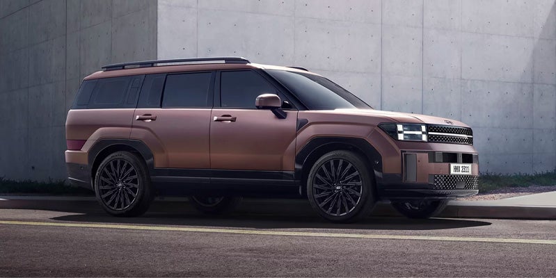 2024 Hyundai Santa Fe parked on road side