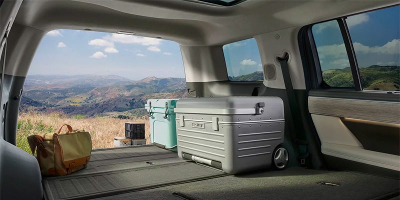 storage area of Hyundai Santa Fe