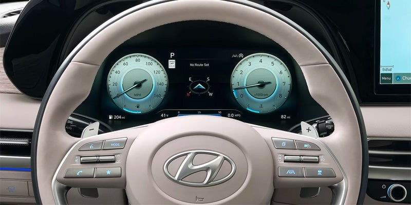 Hyundai Palisade steering wheel